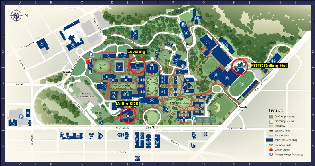 Johns Hopkins Homewood Campus Map - Maping Resources