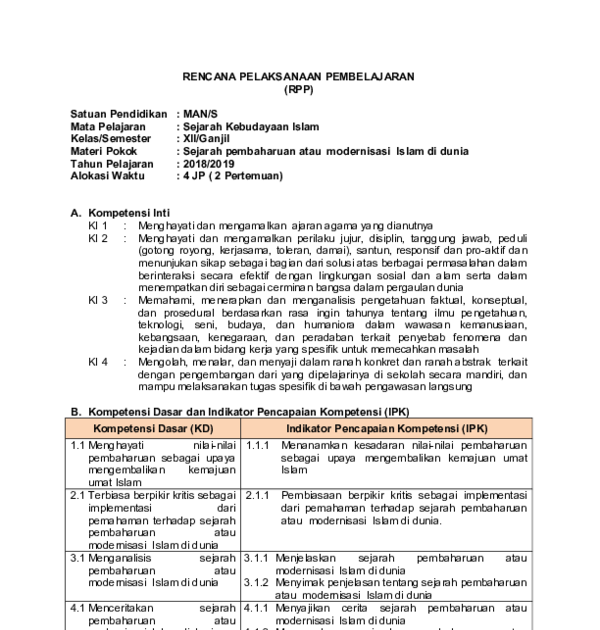 Rpp Ski Kelas Xi Kurikulum 2013 Semester 2 Pdf