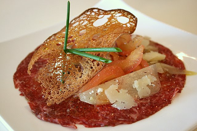 Beef sashimi