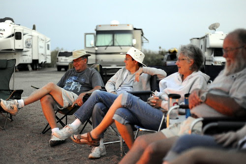 Escapees Around the Campfire