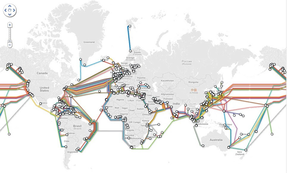 Broadband under the sea: The cables that connect the continents