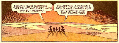 I don't have a funny joke for this panel--I just thought it was a lovely image! Top Comics Uncle Scrooge #2 panel