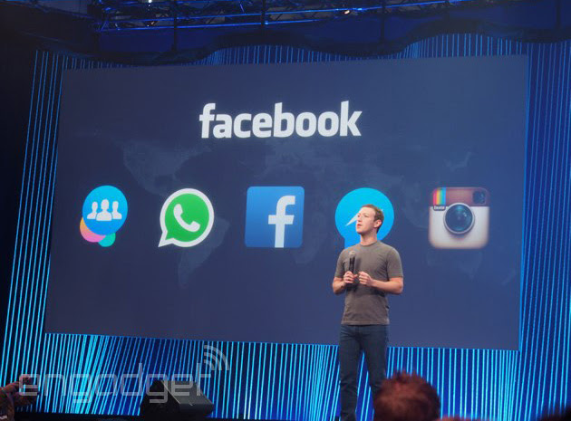 Facebook's Mark Zuckerberg at F8