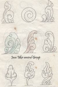 Gambar Sketsa Batik Naga