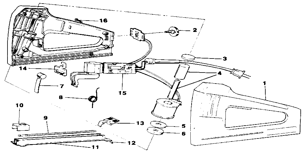 Stanley sharpshooter staple gun parts diagram