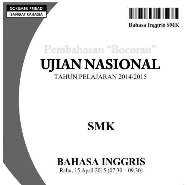 ☑ Get soal try out bahasa inggris sma dan kunci jawaban 2015 pics