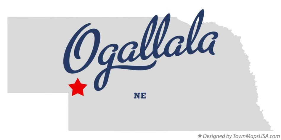 Map Of Ogallala Nebraska