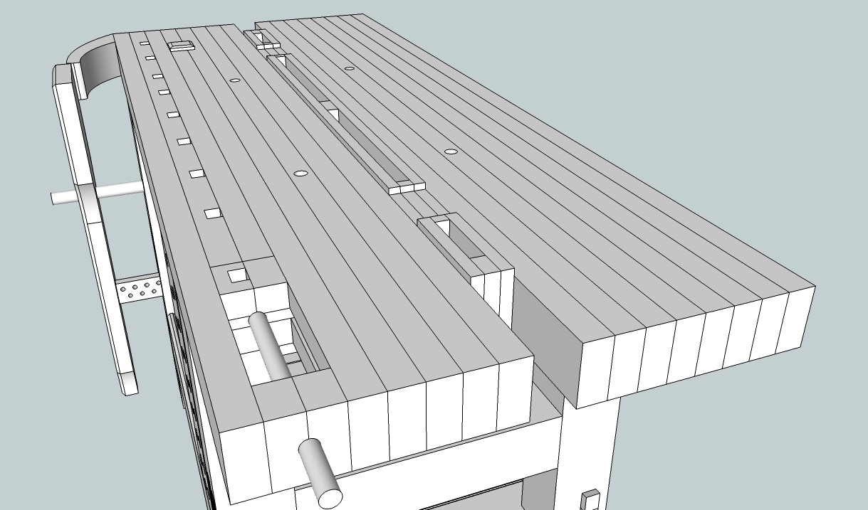 Roubo Workbench Plans Sketchup