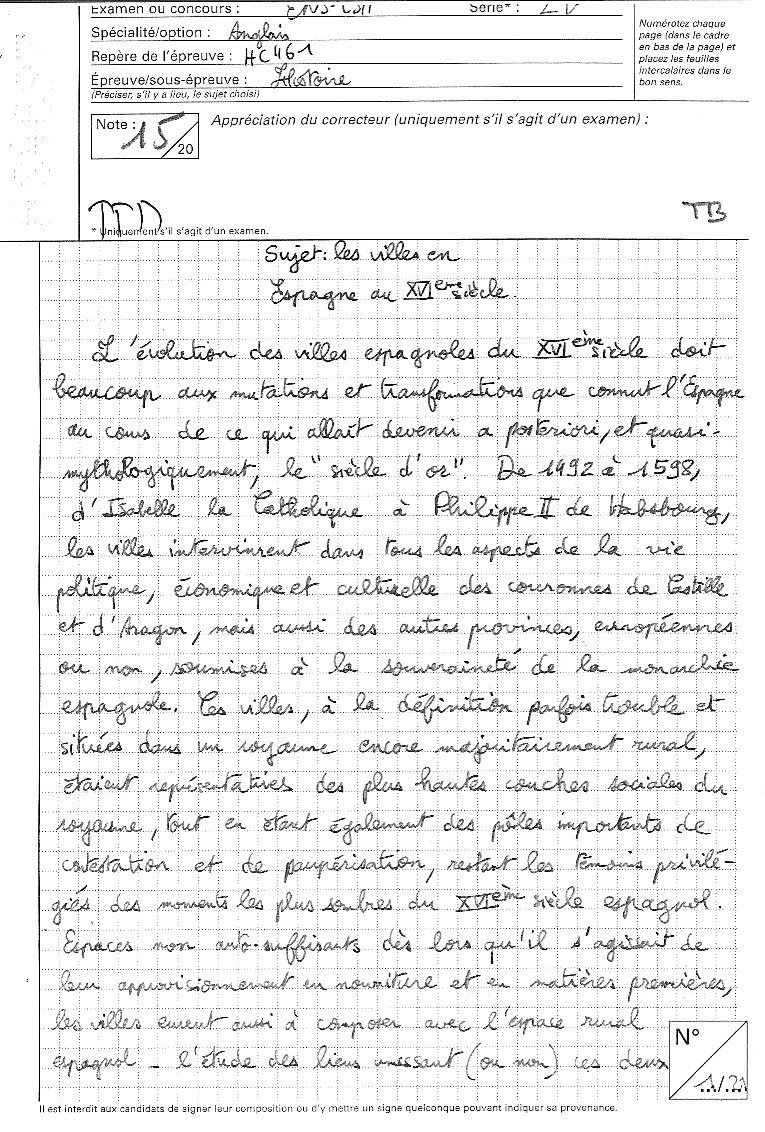 Comment Faire Une Dissertation En Histoire Exemple  Aperçu Historique