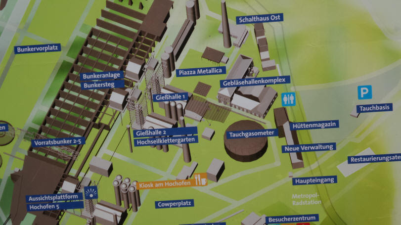 Landschaftspark Duisburg Karte