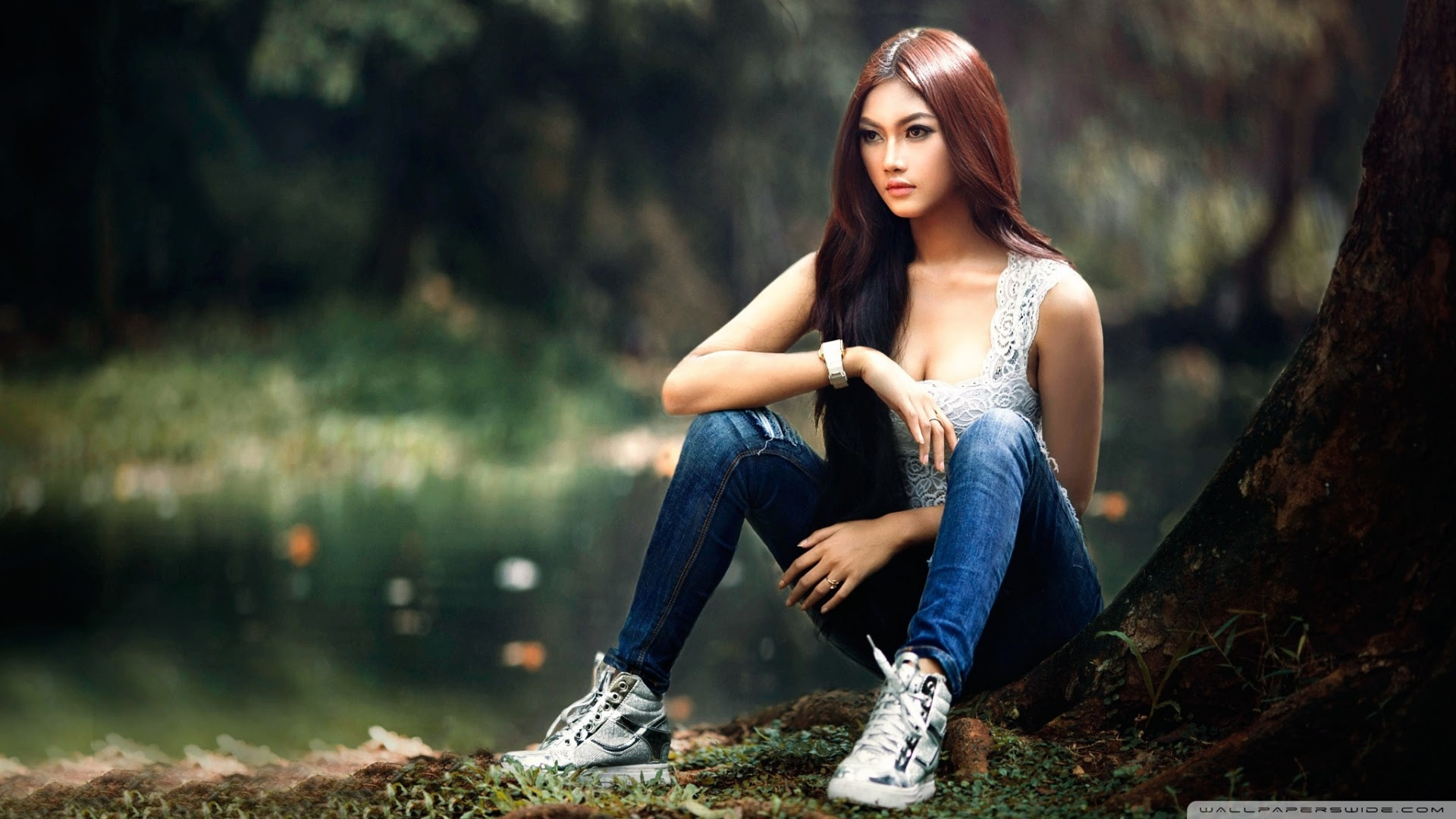 Premium Hottest Cosplayer Wallpaper 1920x1080 Girl