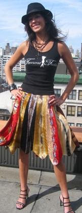 Necktie Skirt by Amy Weis of To Tie For