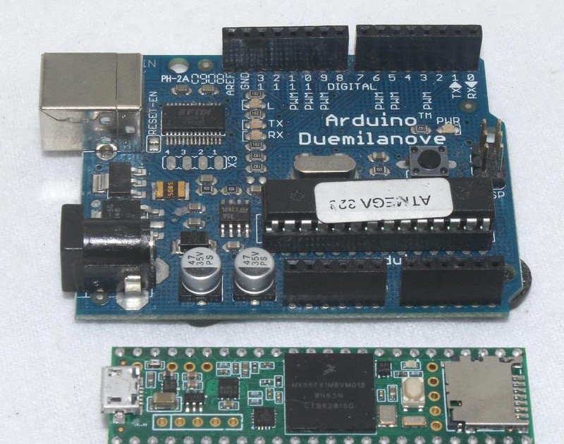 The Arduino language lets you program microcontrollers at a high level, controlling I/O pins without worry about exactly how the microcontroller works