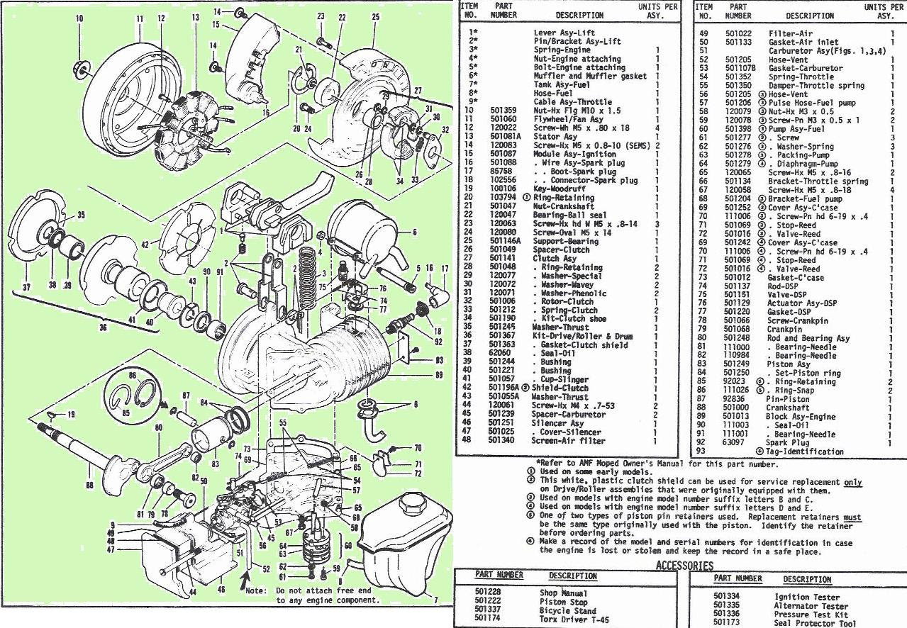 Moped Engine Schematic - Wiring Diagram