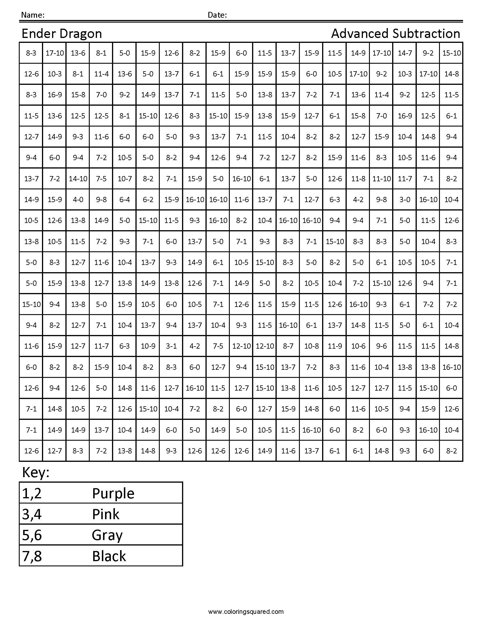 79-minecraft-math-worksheets-printable