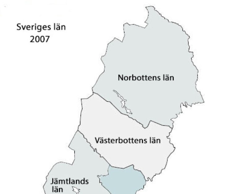 Län Sverige Karta | Karta Mellersta