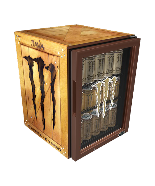 Crystal Cooler Mini Fridge Monster