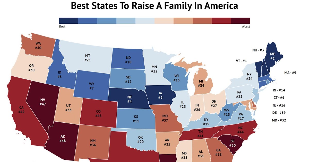 Best States To Live In To Raise A Family | Family