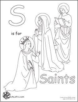 Catholic Alphabet Coloring Pages | Coloring Page Blog