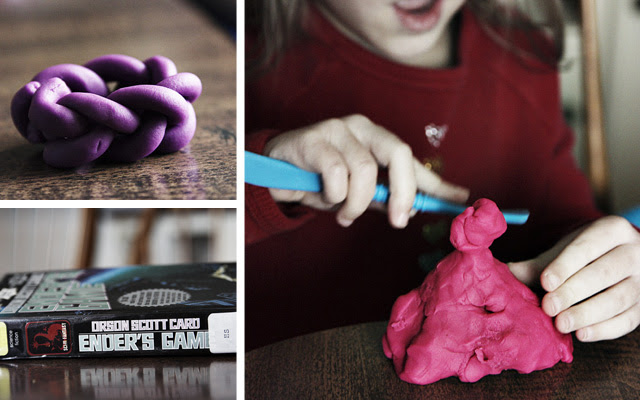 play doh & books
