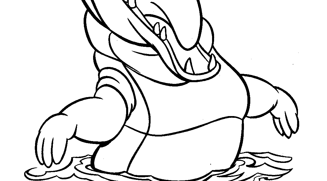 Coloriage Crocodile Peter Pan  Des Milliers de Coloriage Imprimable