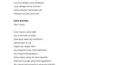 Contoh Puisi Pendidikan Panjang