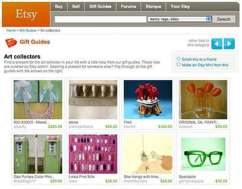 Etsy Gift Guide Feature