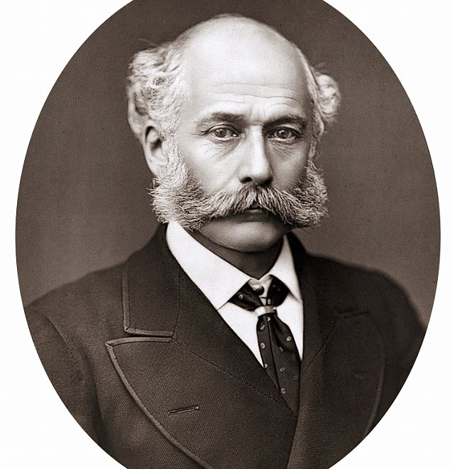 Support: The Government helped London's parishes in enabling a great network of sewers to be built by the engineer Joseph Bazalgette (pictured) along the Embankment and through the West End and the City