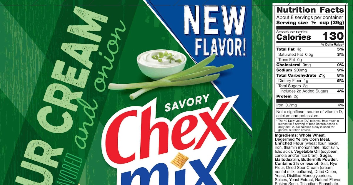 Chex Mix Nutrition Label Ythoreccio