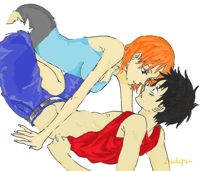 Fanfiction luffy nami and Monkey D.