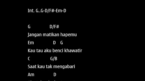 Chord Lagu Fiersa Besari