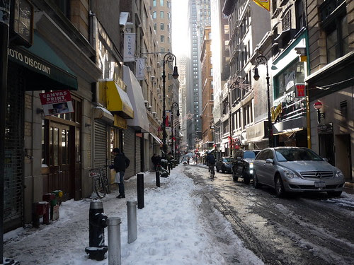 Downtown, holidays, New York City