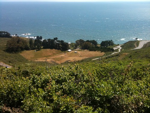 View of Slide Ranch educational farm