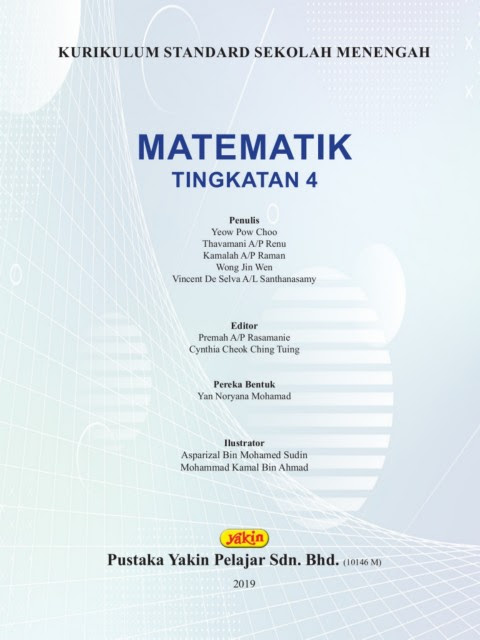 Buku Teks Tingkatan 4 Matematik Kbsm  Wallpaper
