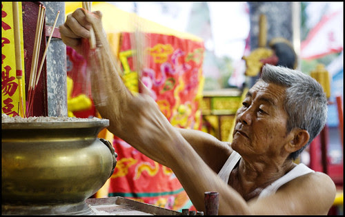 Inside Kathu Shrine, Phuket