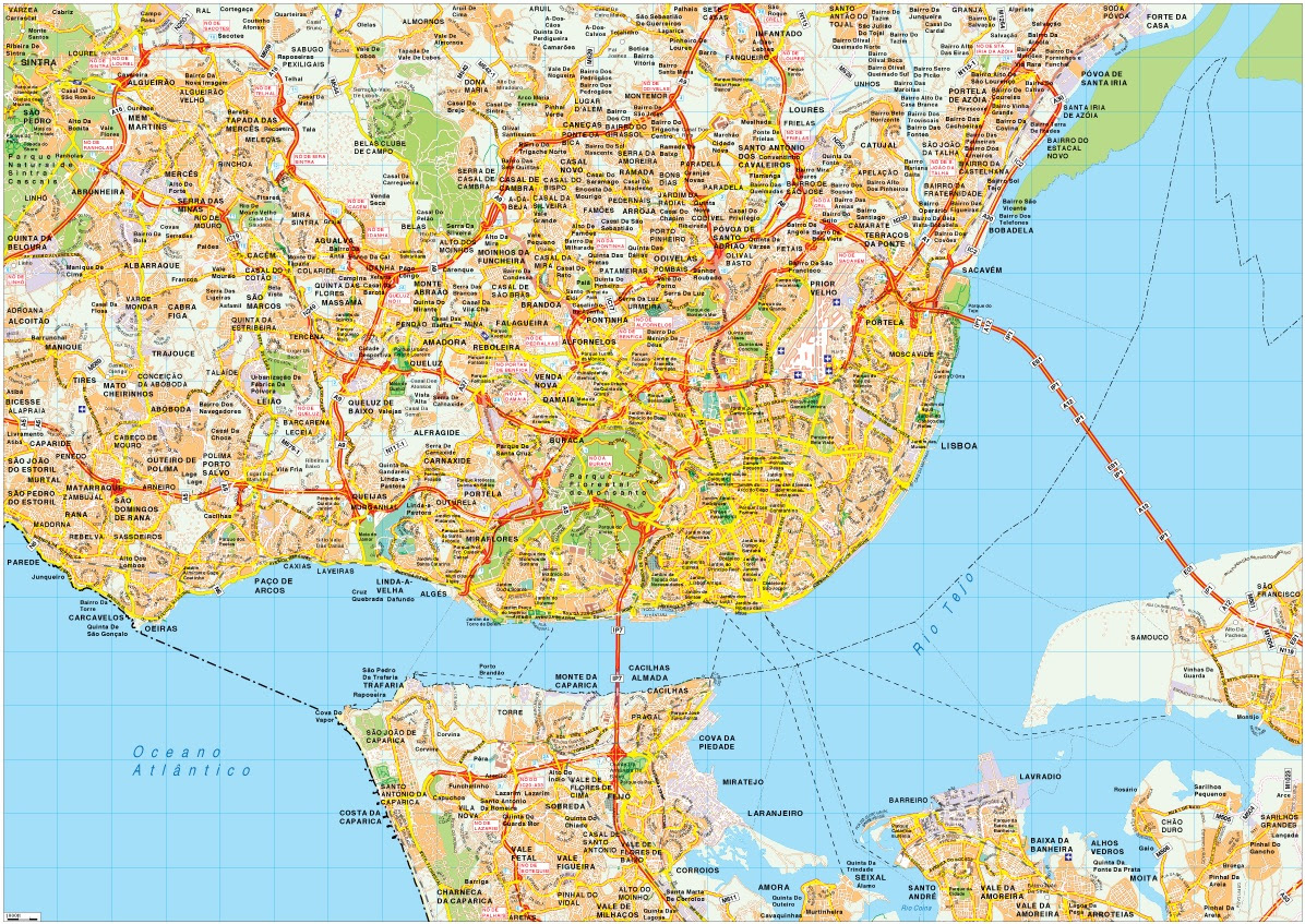 Portugal Lissabon Karte : Map Of Portugal Vector - Arte vetorial de