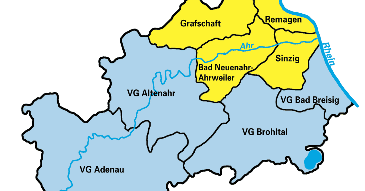 Landkreis Ahrweiler Karte / Landkreis Altenkirchen (Westerwald