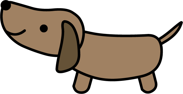 ダックスフンド イラスト イラスト