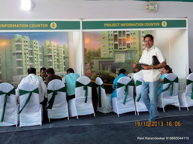 Busy Project information Counters - Visit Vastushodh Projects' UrbanGram Kolhapur, Township of 438 Units of 1 BHK 2 BHK Flats, behind S. P. Office, near Dream World Water Park, Kolhapur 416003 Maharashtra, India