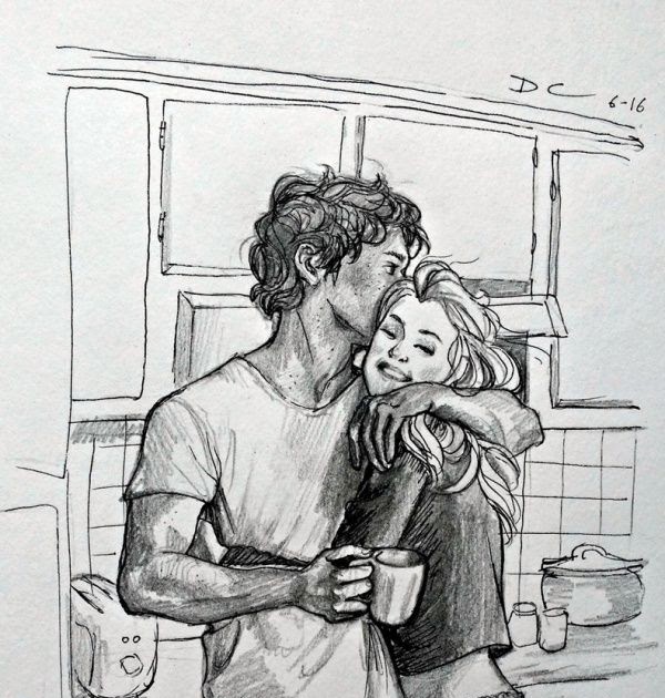 Romantic Couple Drawing Images Romantic Love Pencil Art - Goimages Mega