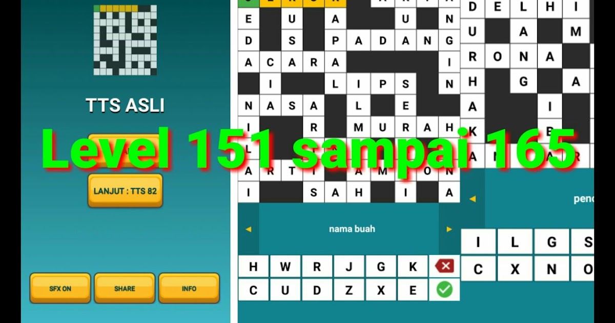 Jawaban Tts Jenius Level 152