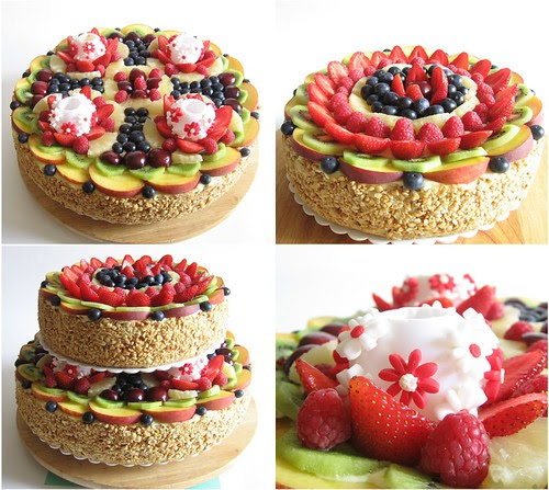 Collage Torta di Frutta