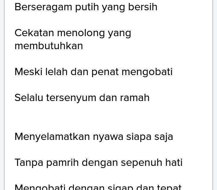 Puisi Cita Citaku Ingin Menjadi Dokter 2 Bait Pantun Cinta