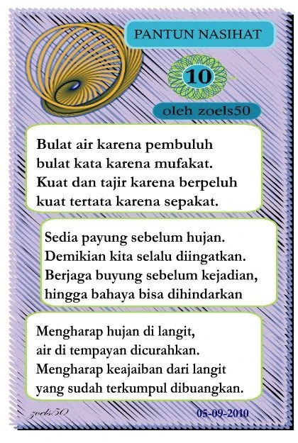 Contoh Pantun 4 Kerat Sekolah Rendah Contoh Soal Dan Materi Pelajaran 9