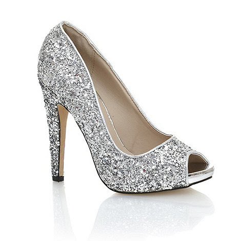 debenhams silver shoes sale