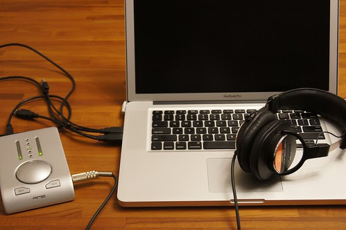 MacBook Pro with RME Babyface and Sony MDR-CD900ST
