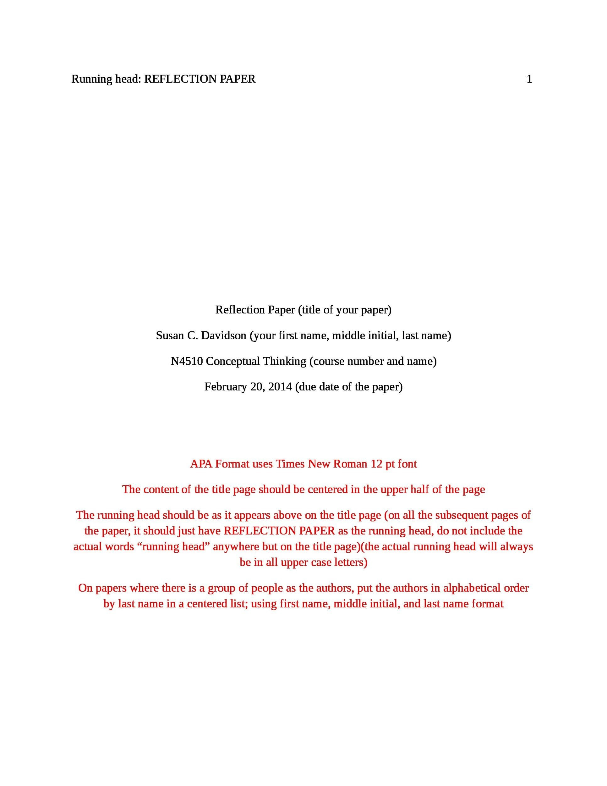 Apa papers format how to format your paper in apa apa paper format 