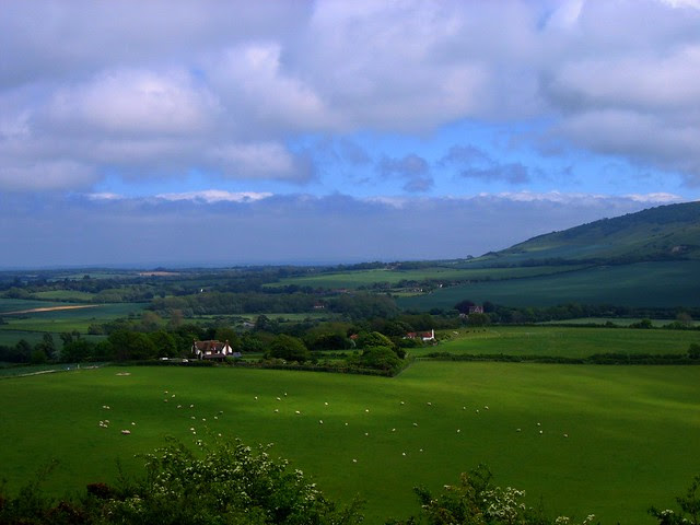 South Downs Way west of Alfriston (the uncropped version)