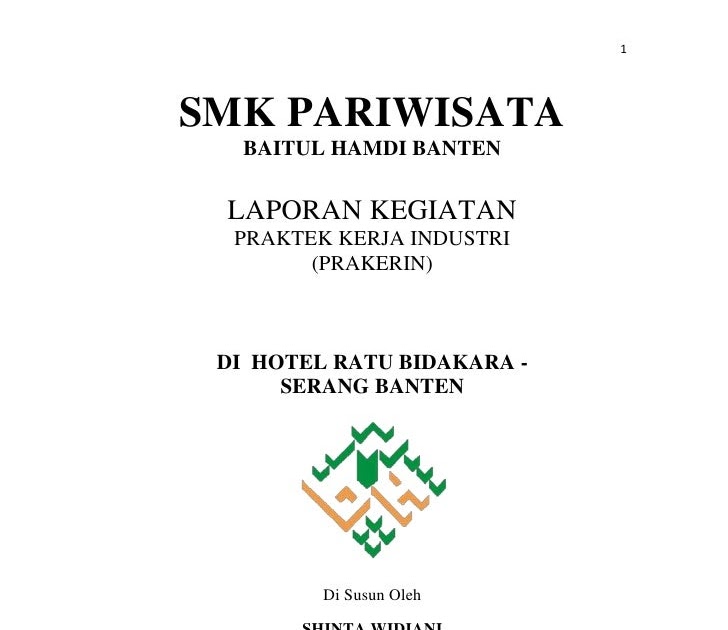Contoh Laporan Prakerin Di Suatu Hotel