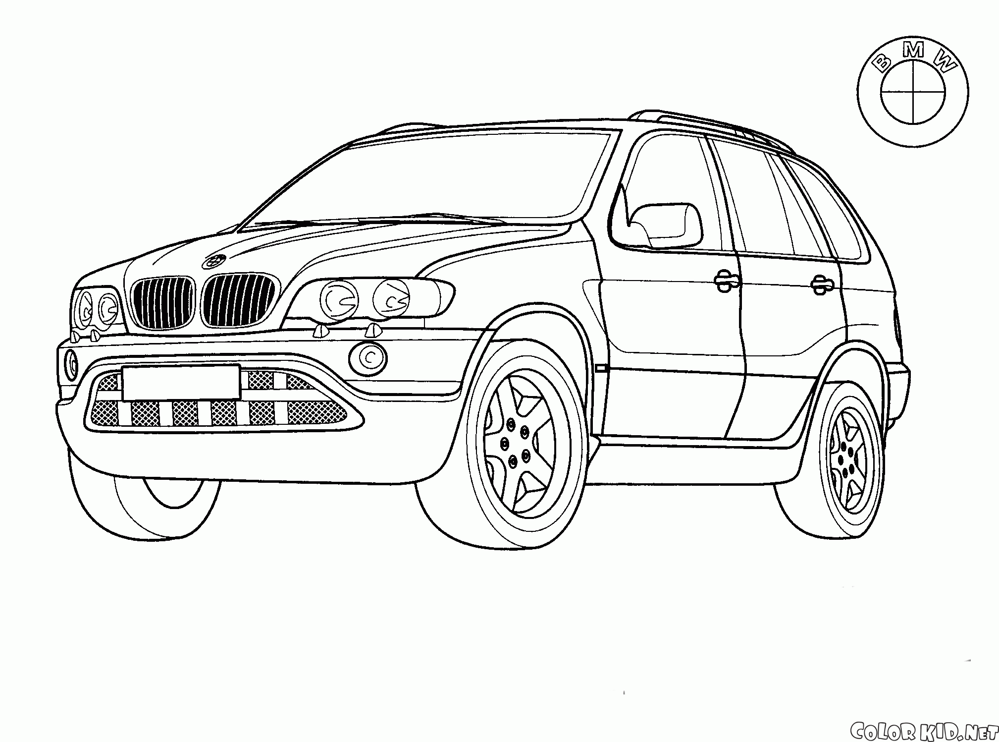 Dessus Coloriage Voiture Bmw A Imprimer  Des Milliers de Coloriage
